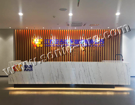 江苏省安吉物流公司会议室