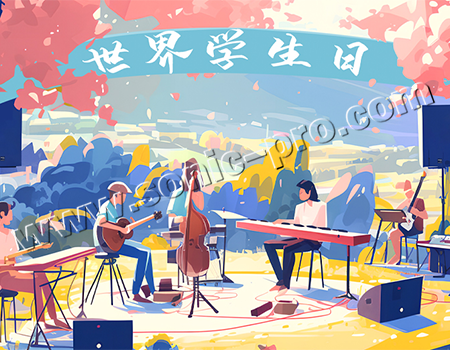 世界学生日-斯尼克音响用声音点亮知识之光