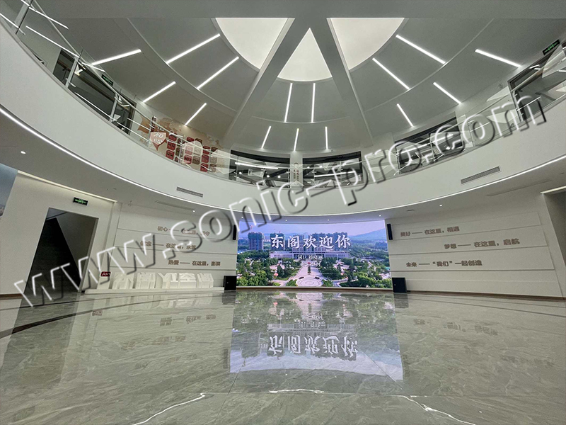 平度东阁党群服务中⼼展厅扩声