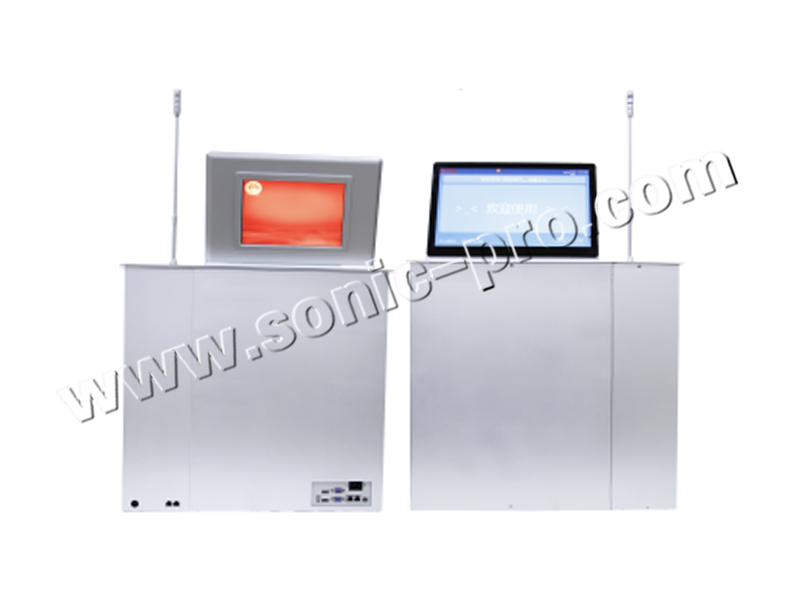 WZH-17.3SM 无纸化17.3寸双屏带话筒升降器