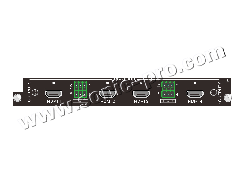 HDM-4O/MI 单卡四路 4k30 HDMI无缝输出板卡