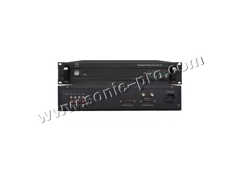 TL-9004A四通道同声传译红外线语音分配系统主控机